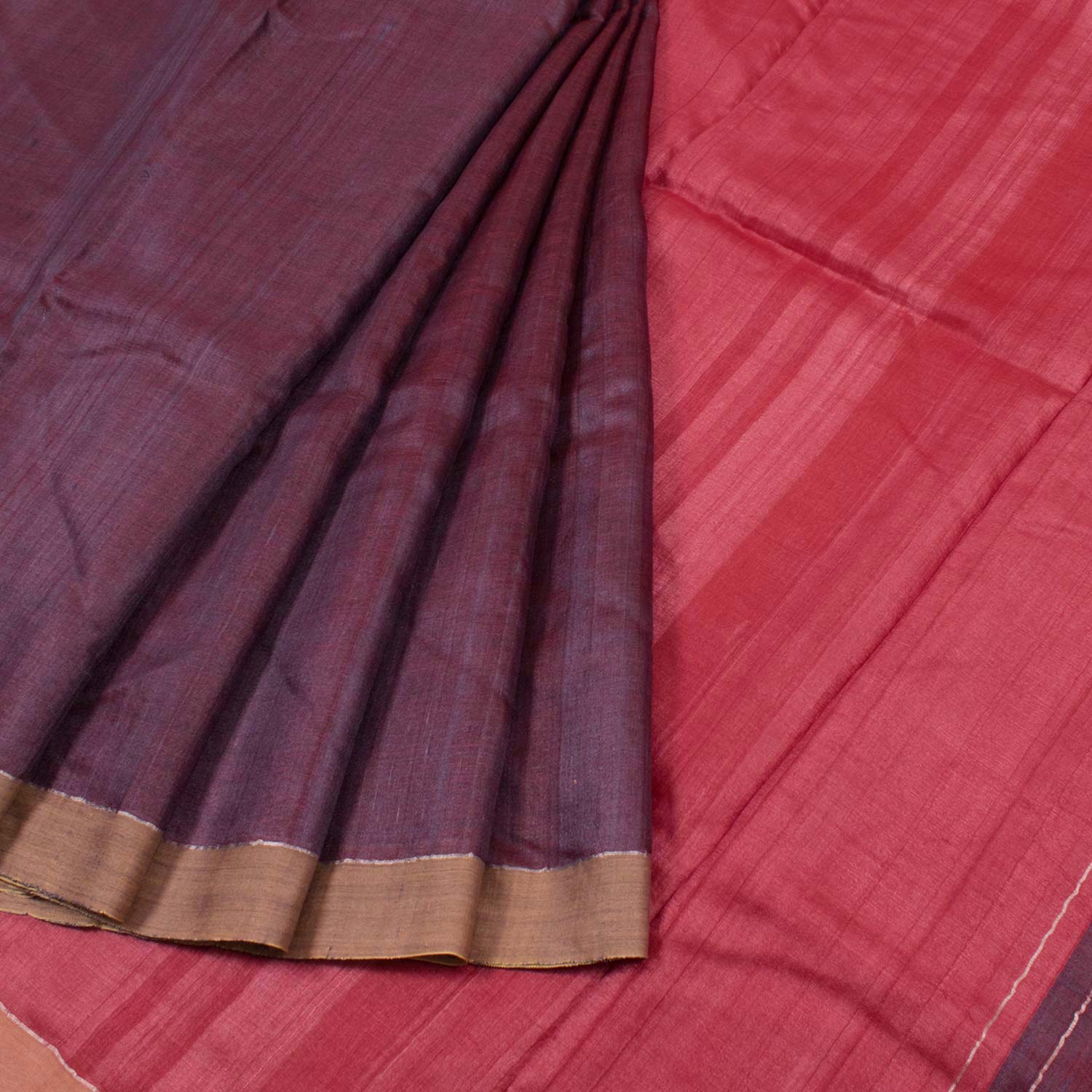 Handloom Tussar Silk Saree 10053702 – Avishya.com