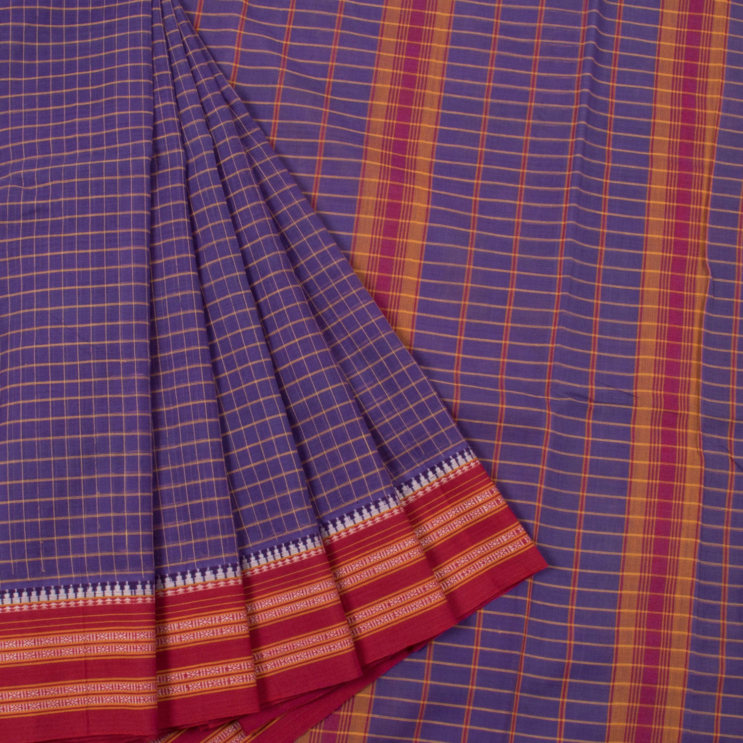 Handloom Narayanpet Cotton Saree 10053823 – Avishya.com