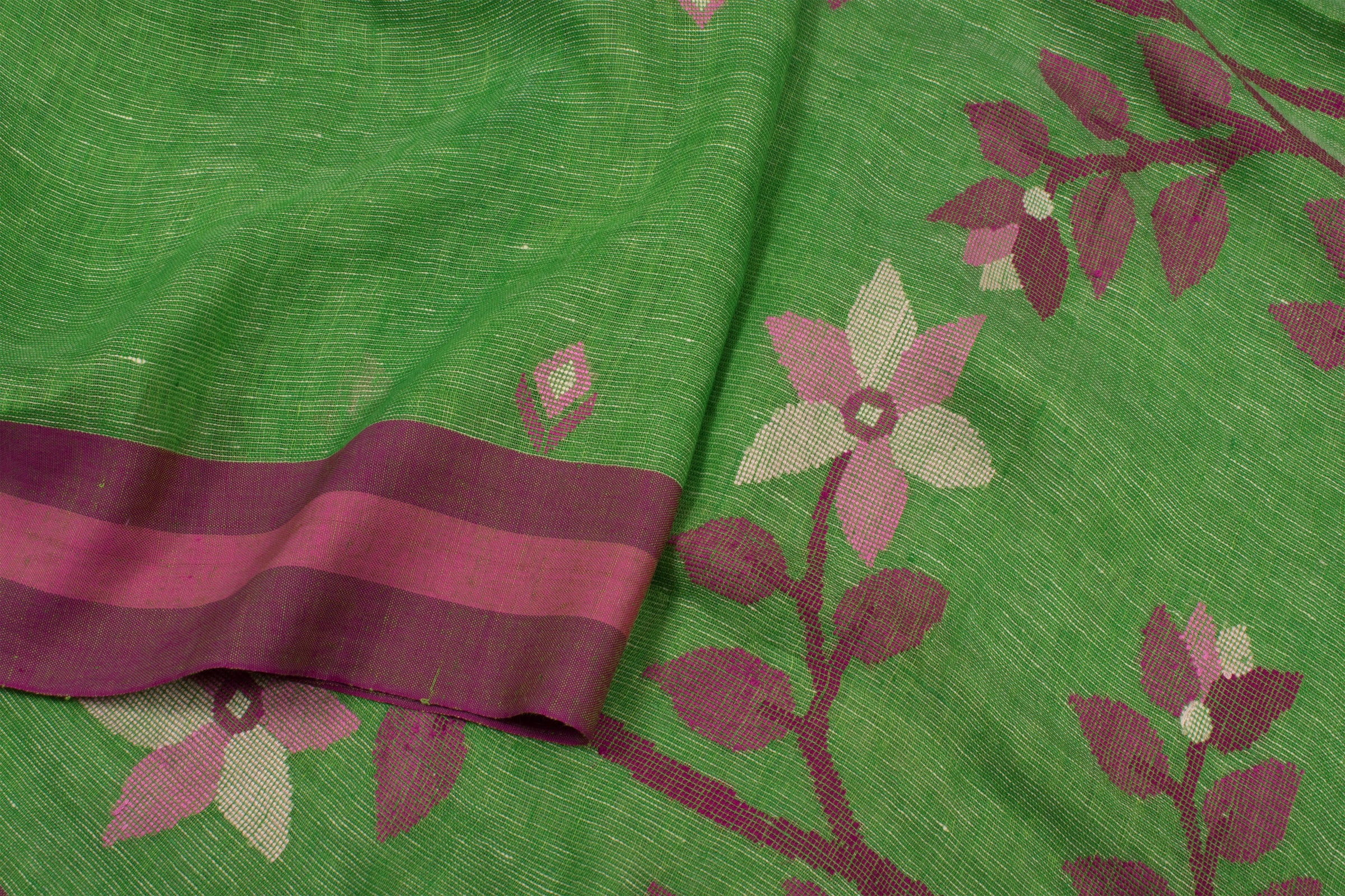 Jamdani Linen Sarees