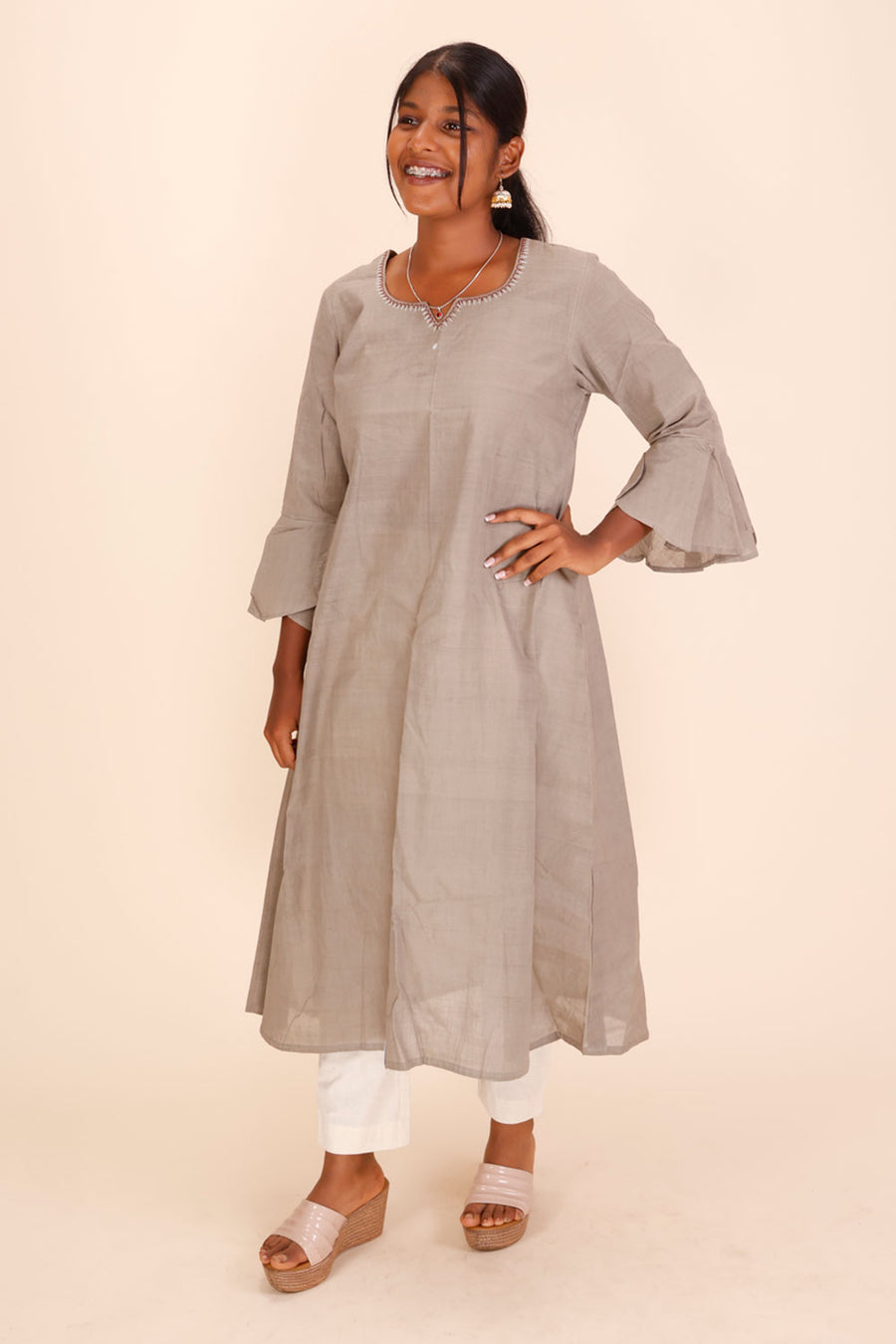 Handcrafted Khadi Cotton Kurta 