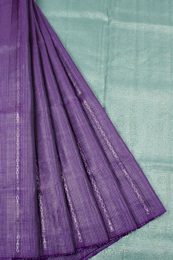 Purple Handloom Kanjivaram Soft Silk Saree 10063784