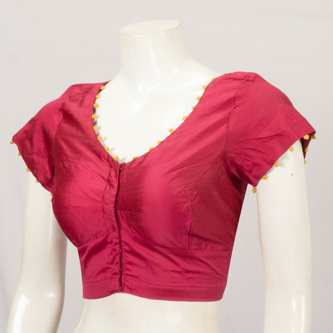 Maroon Kanjivaram Silk Blouse - Avishya