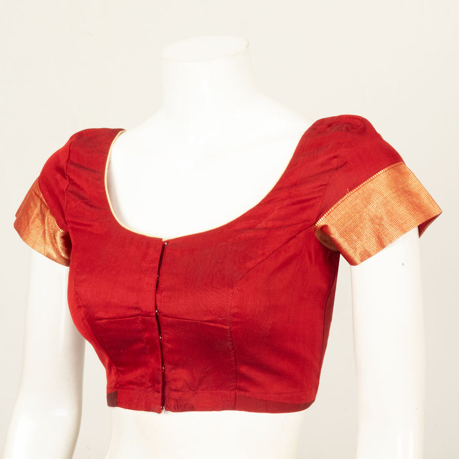 Red Cotton Blouse - Avishya