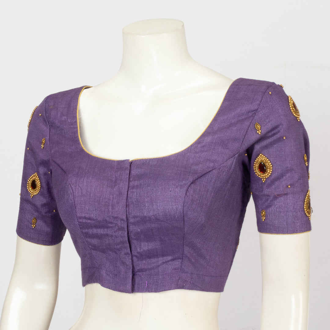 Purple Cotton Blouse - Avishya