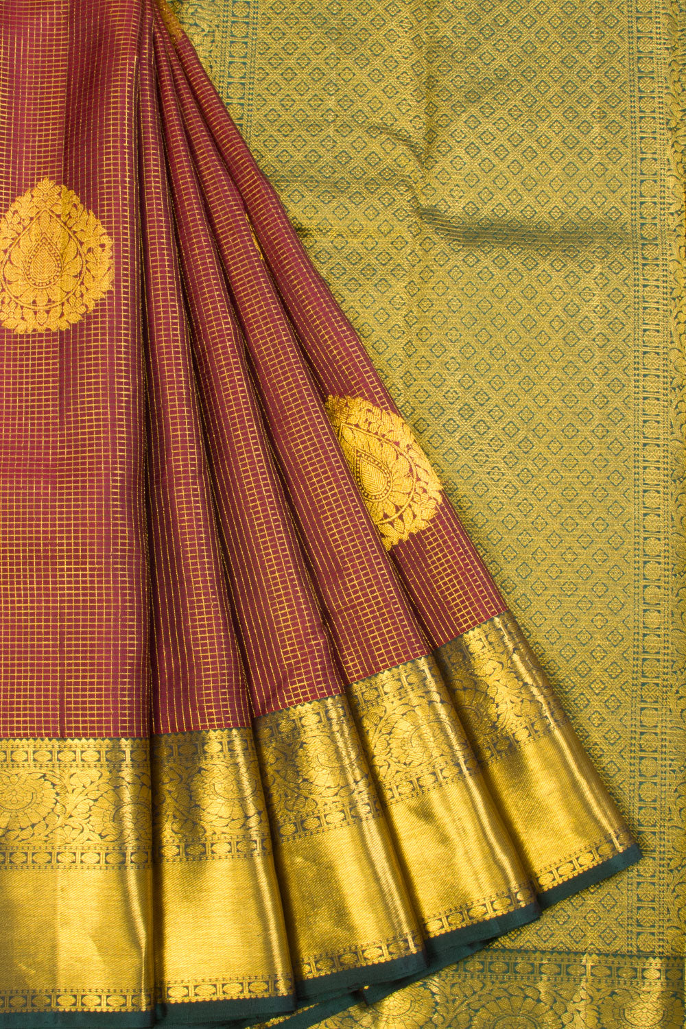 Pushpa Black Kanchipuram Soft Silk Saree – Zariknyaa