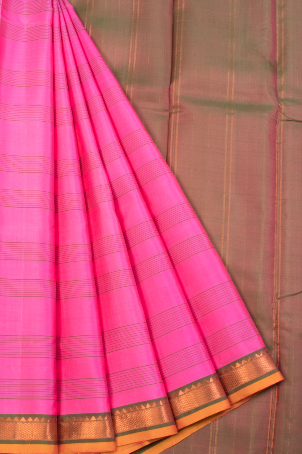 Pure Kanchipuram silk sarees handwoven with classic korvai temple design  14999+shipp Order wha… | Silk sarees with price, Elegant saree, Silk sarees  online shopping