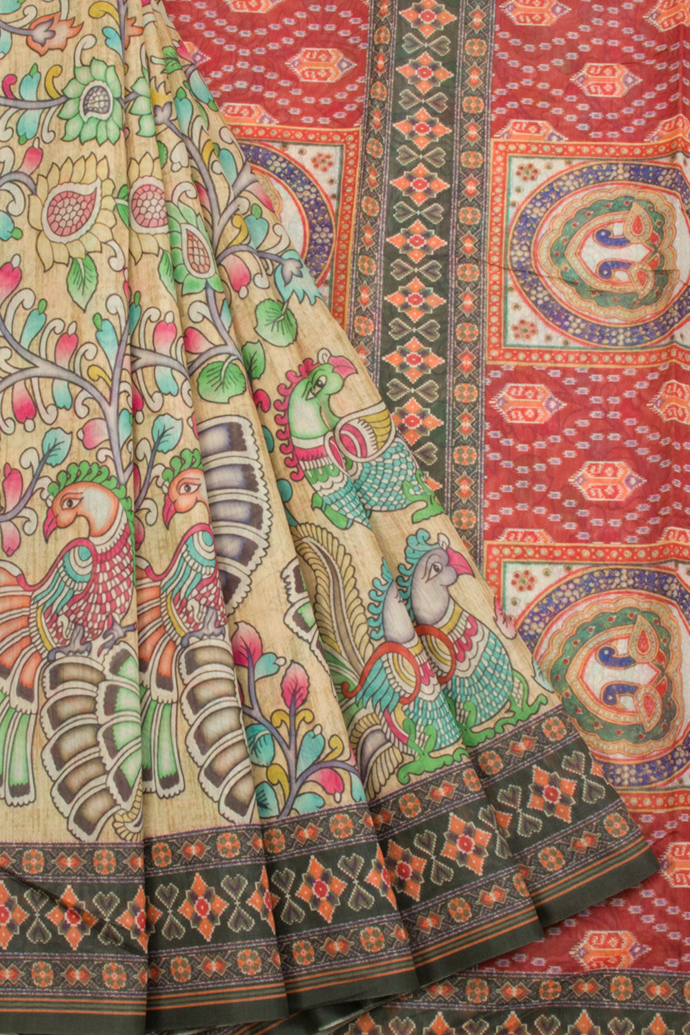 Kalamkari silk cotton sarees