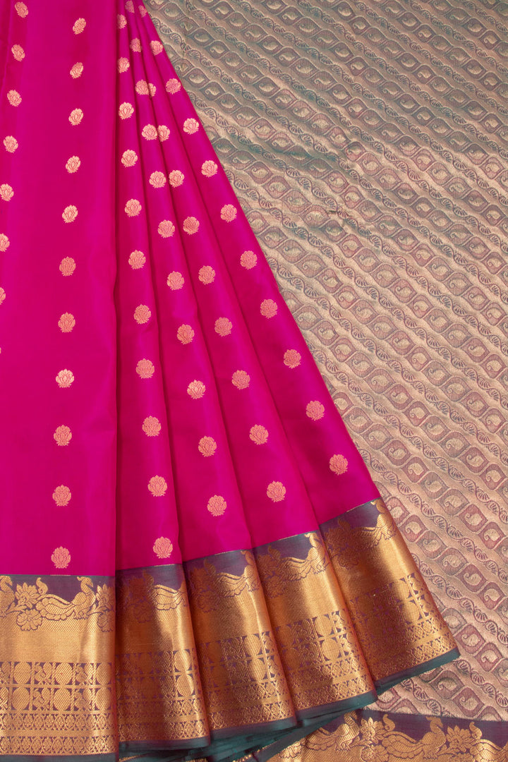 Pink Pure Silk Kanjivaram Saree 10071877