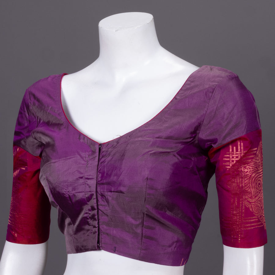 Purple Kanchipuram Soft Silk Blouse 10072430