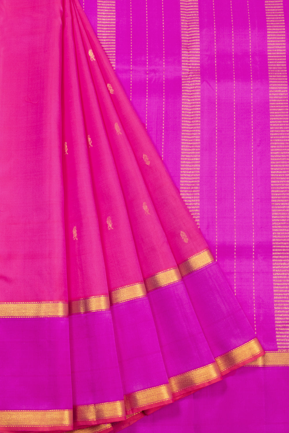 Pink Handloom Kanchipuram Pure Silk Saree 10072796