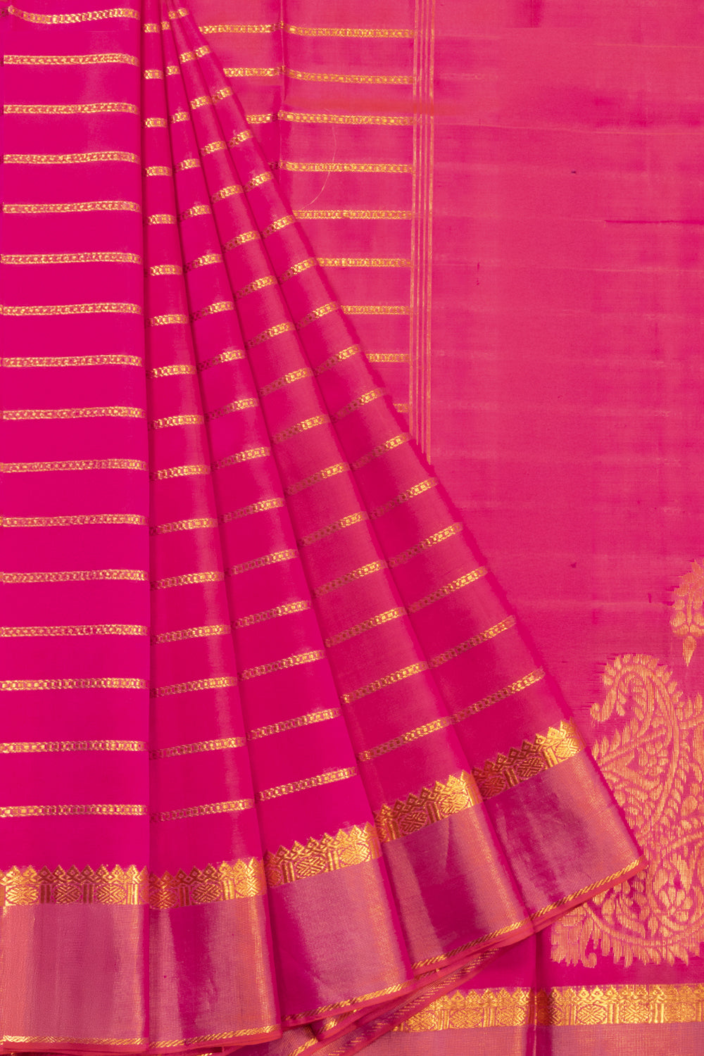 Pink Handloom Kanchipuram Pure Silk Saree 10072808