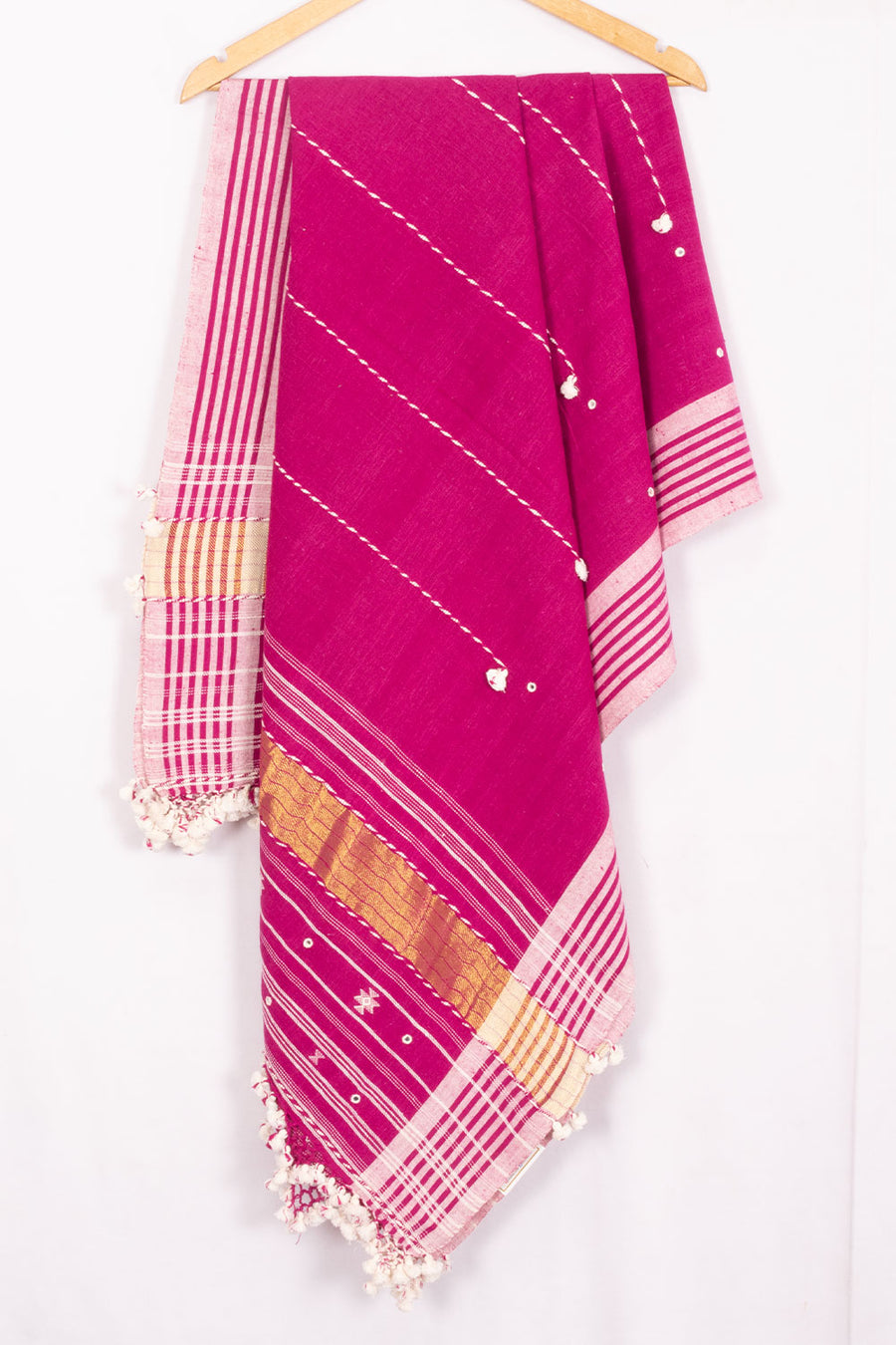 Pink Bhujodi Kala Cotton Dupatta 10070541