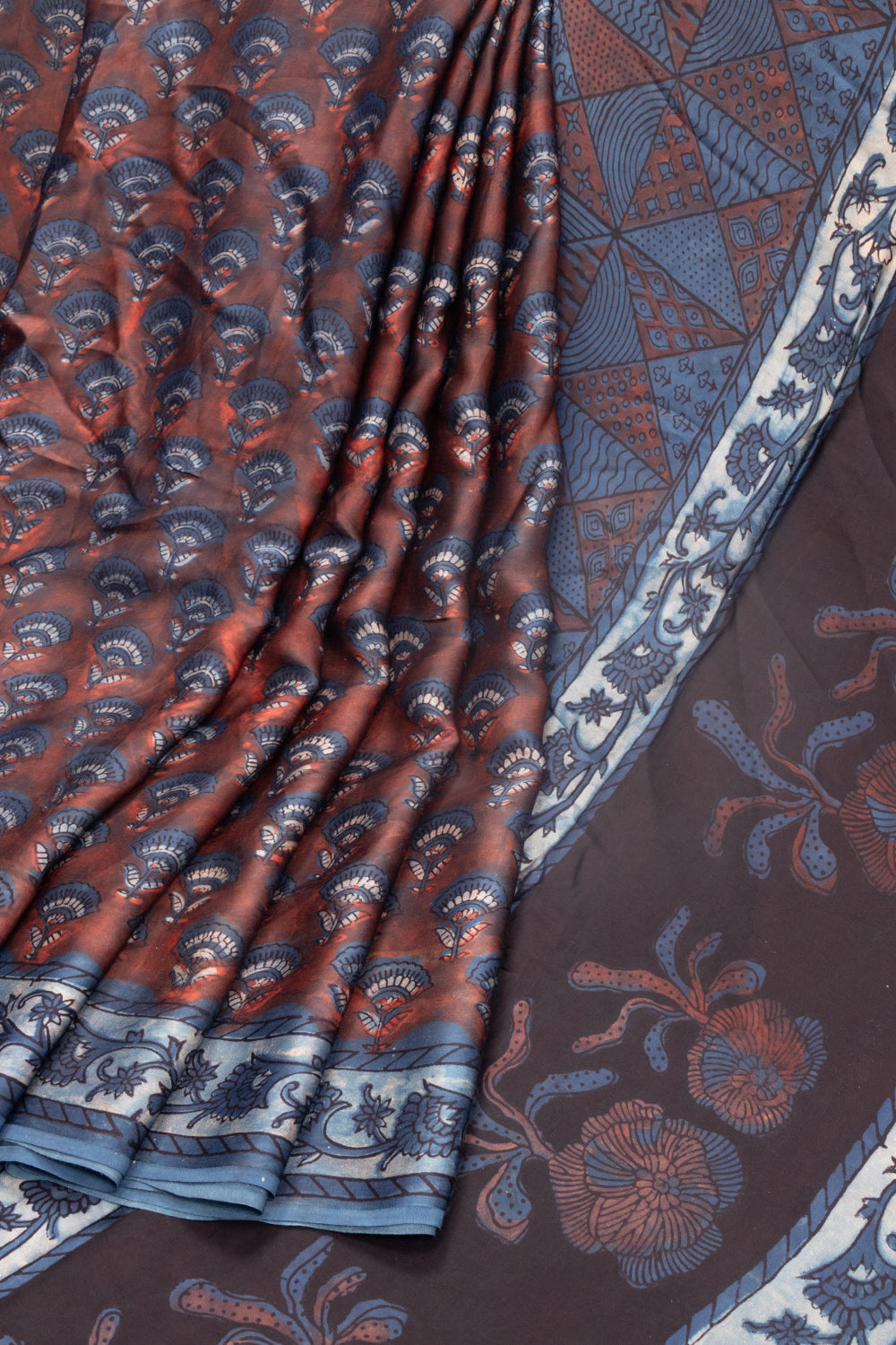 Maroon Vanaspathi Modal Silk Saree