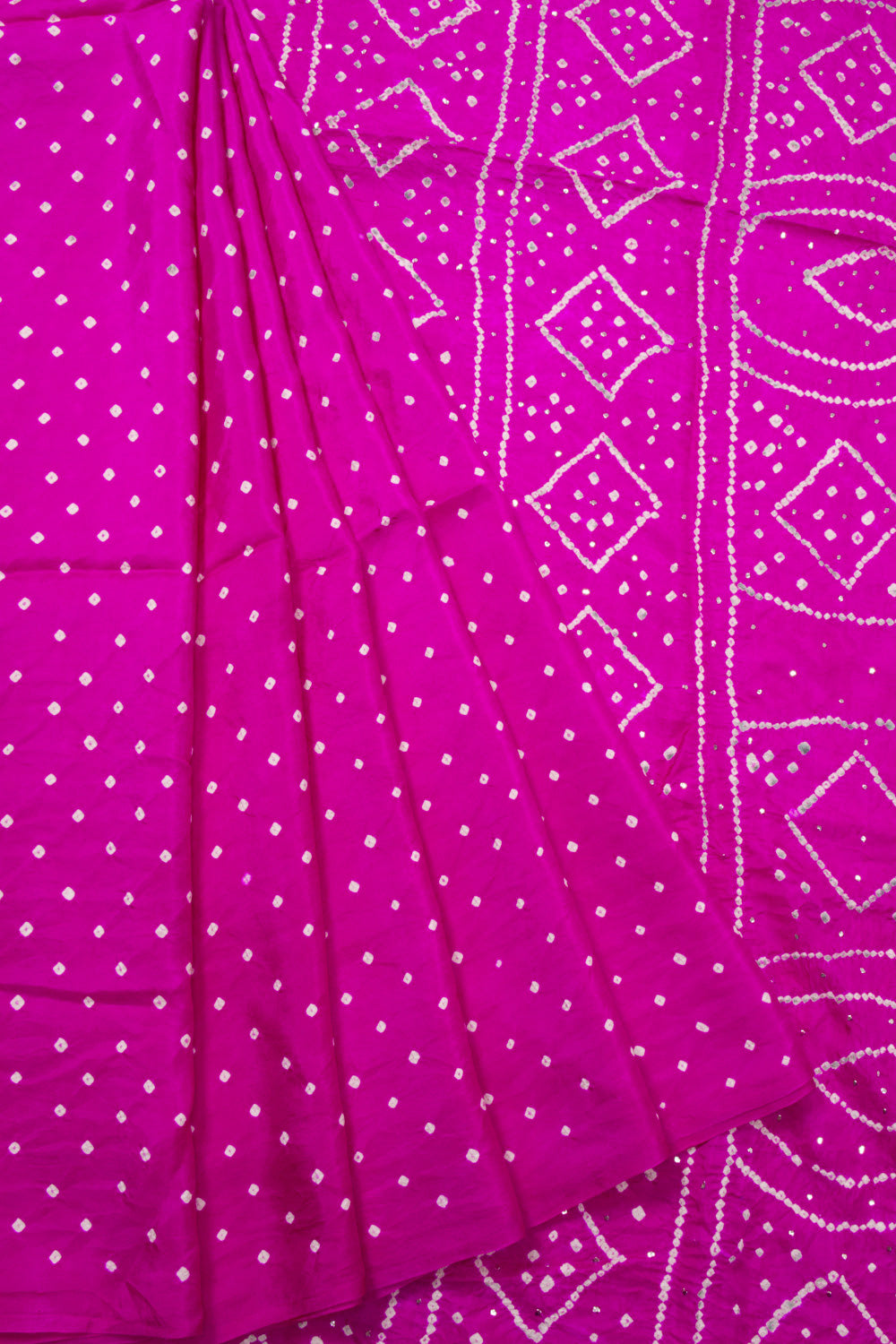 Pink Mulberry Silk Saree With Mukaish work 10073086