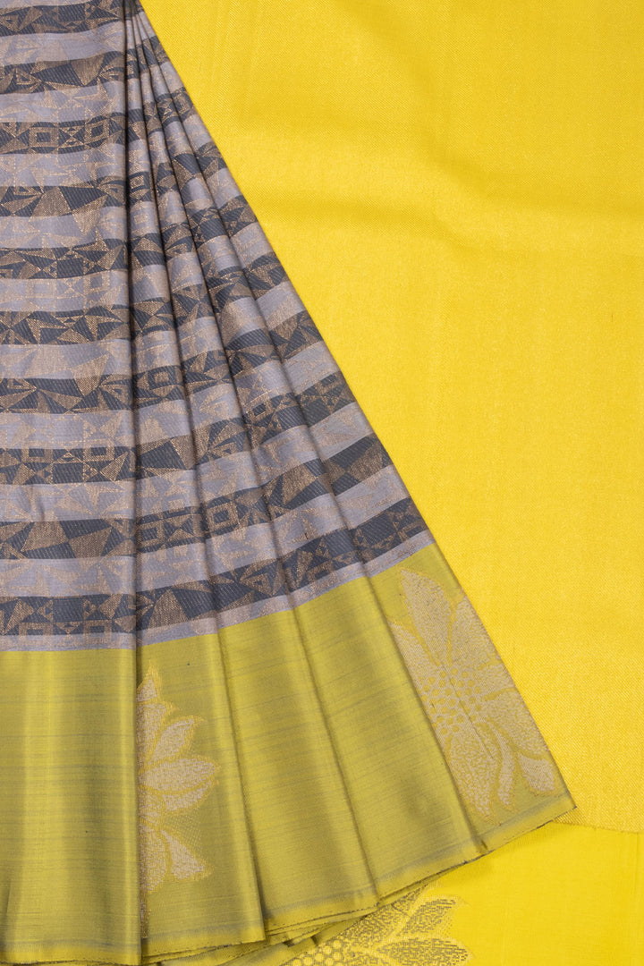 Grey Kanjivaram Silk Saree 10070623