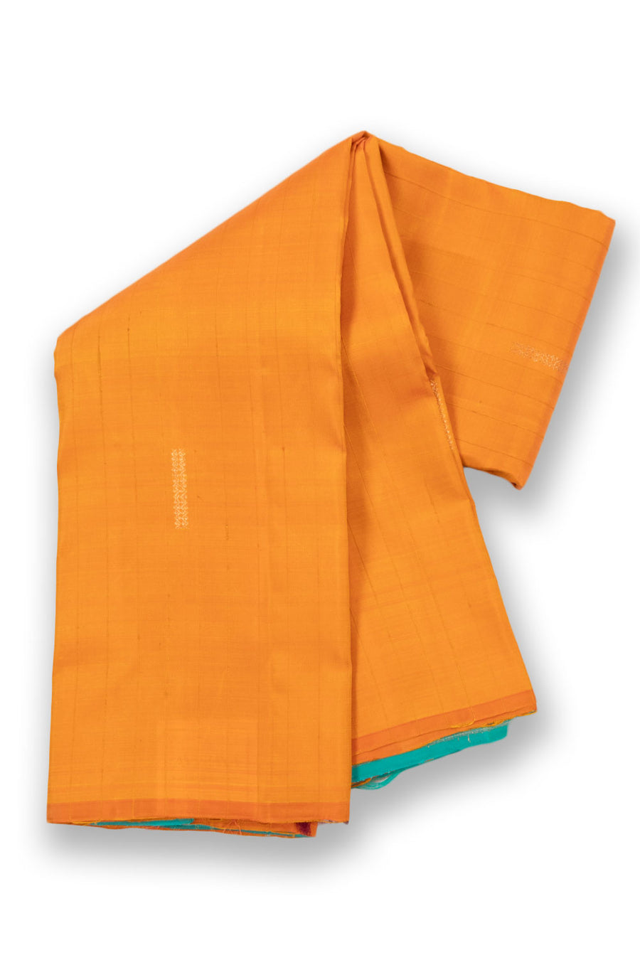 Orange Light Weight Kanjivaram Pure Silk Saree 10073814