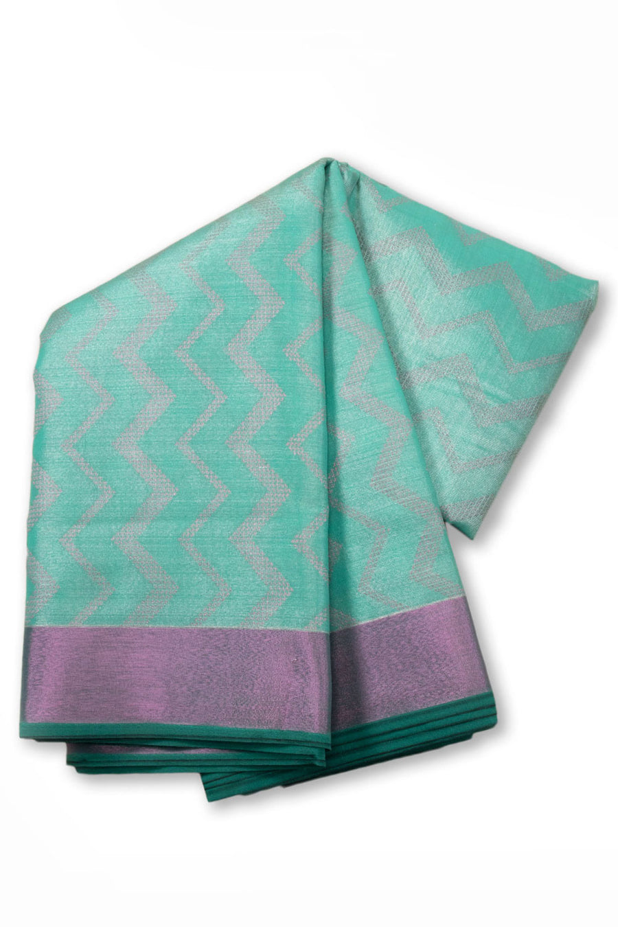 Blue South Tissue Silk Cotton Saree 10073583