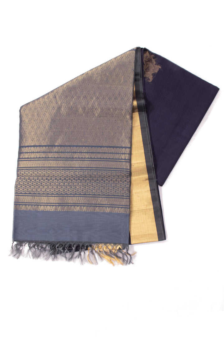 Blue Handloom Kovai Silk Cotton Saree 10073760