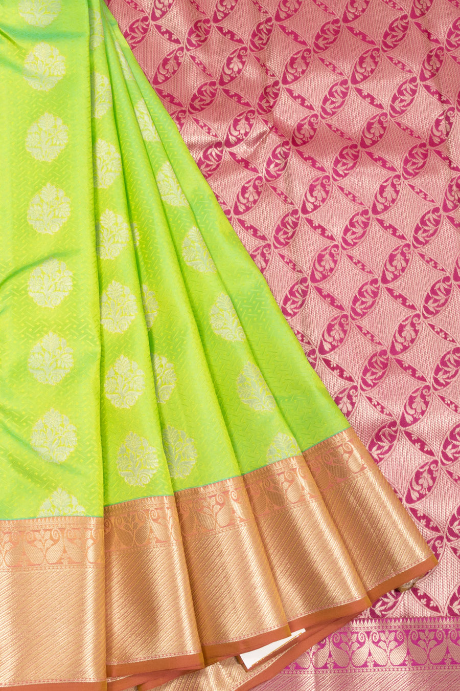 Green Kanjivaram Blended Silk Saree