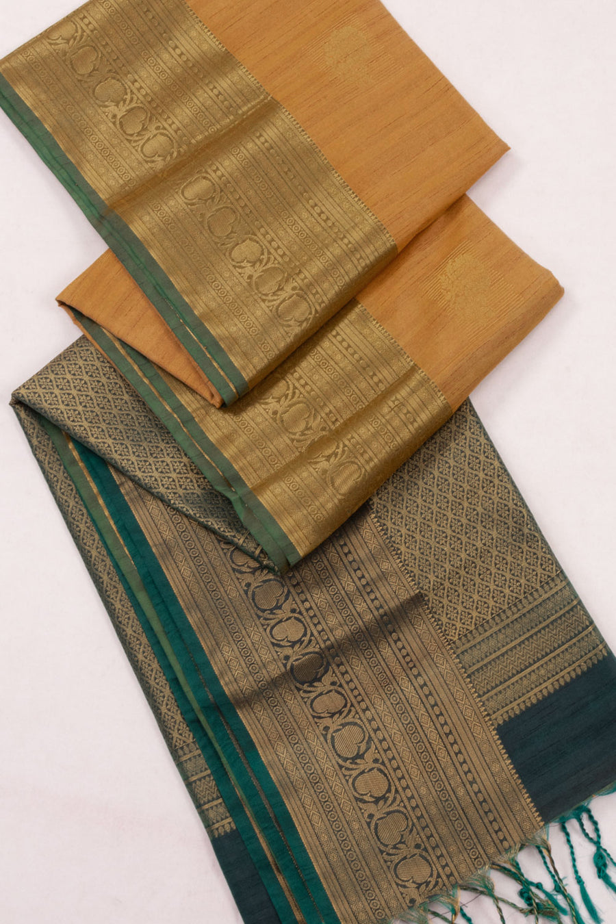 Brown Jute Weave Kanjivaram Silk Saree 10073846