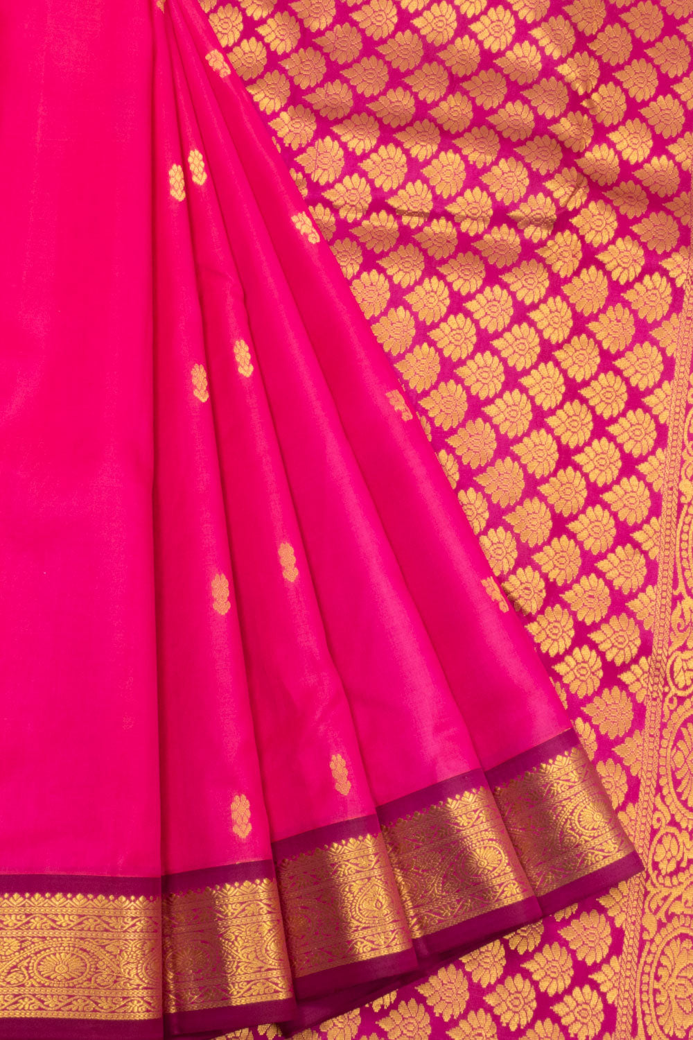 Pink Handloom Kanjivaram Silk Saree