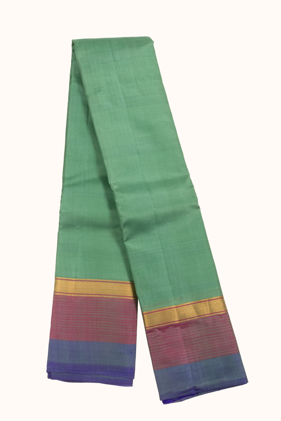 Green Handloom Pure Silk Kanjivaram Saree