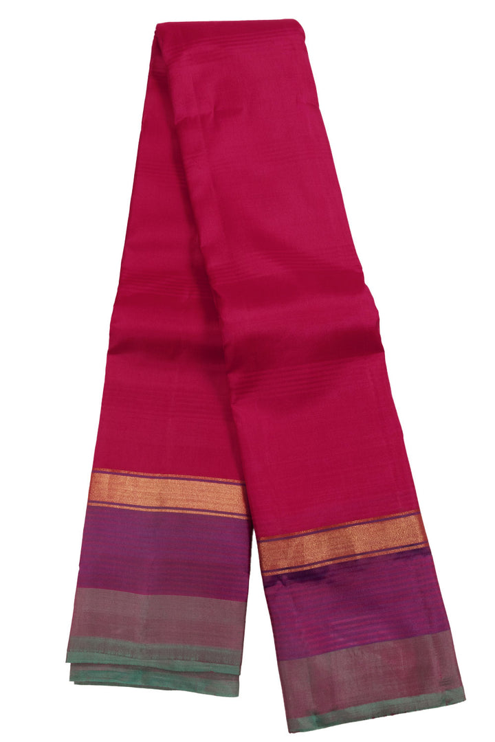 Red Handloom Pure Silk Kanjivaram Saree 10071961