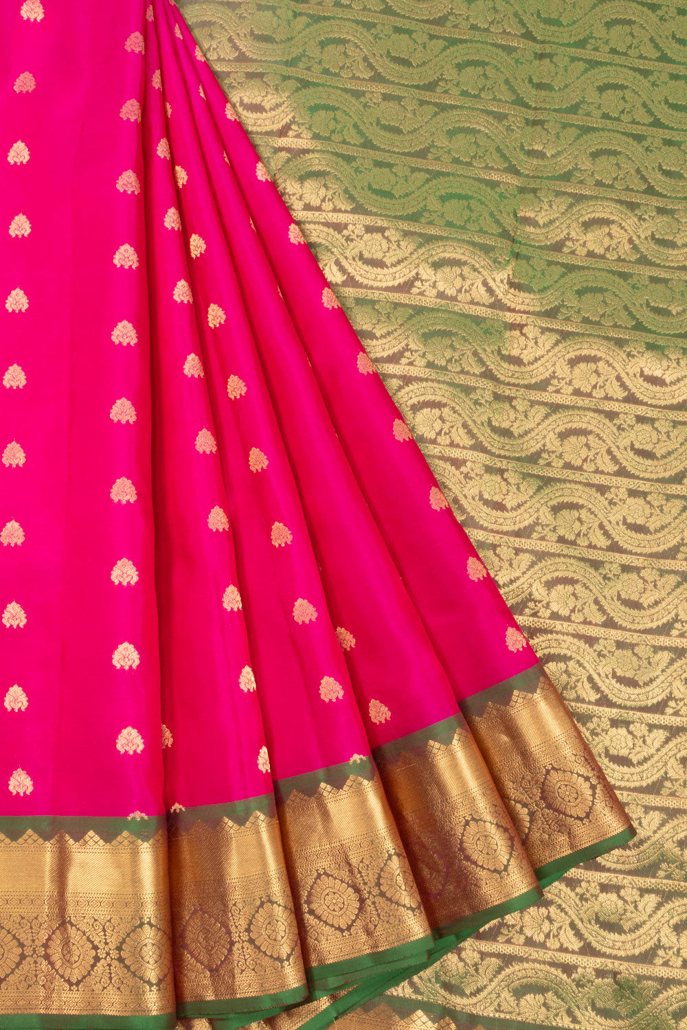 Pink Pure Silk Kanjivaram Saree