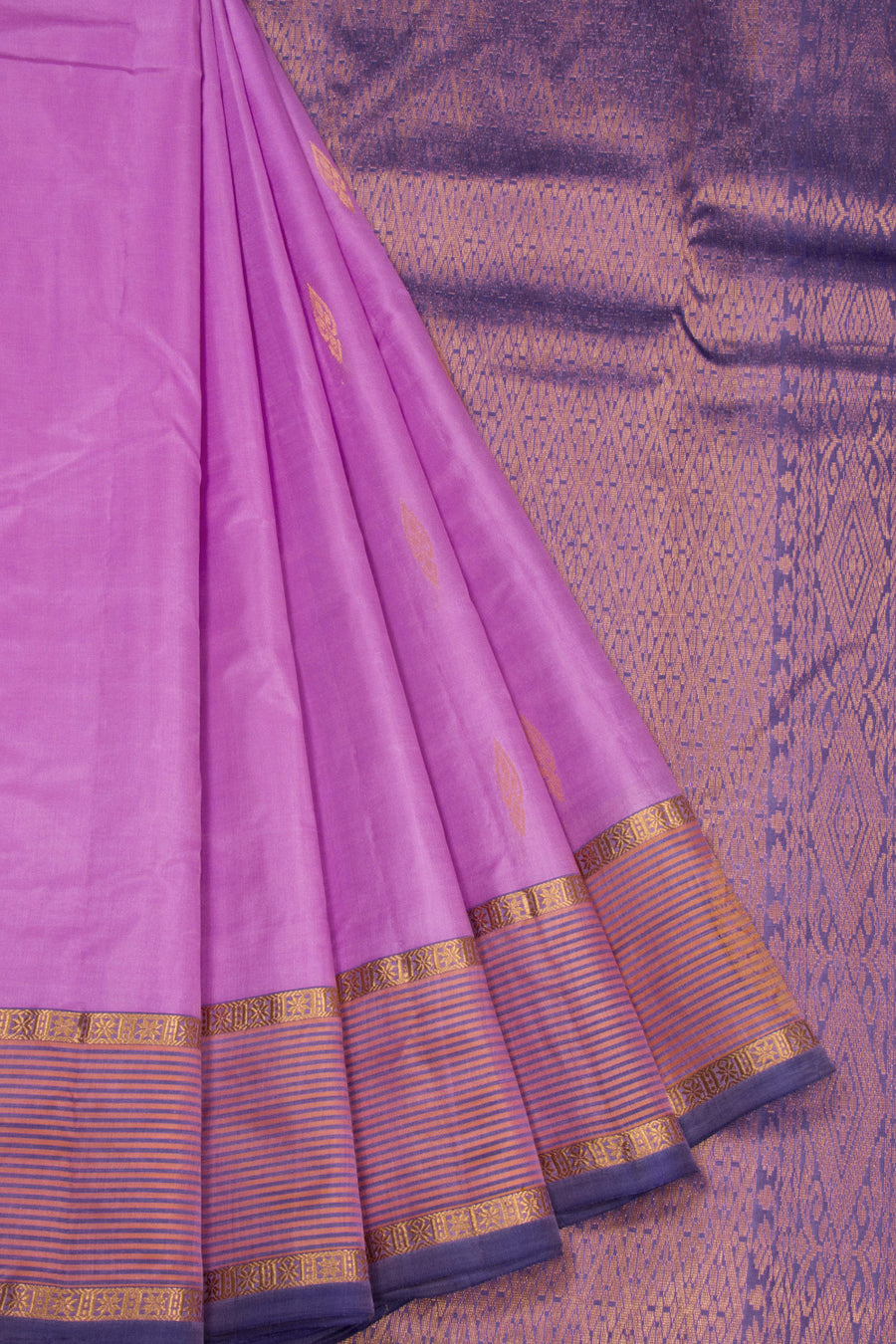 Pink Handloom Kanchipuram Pure Silk Saree 10072852