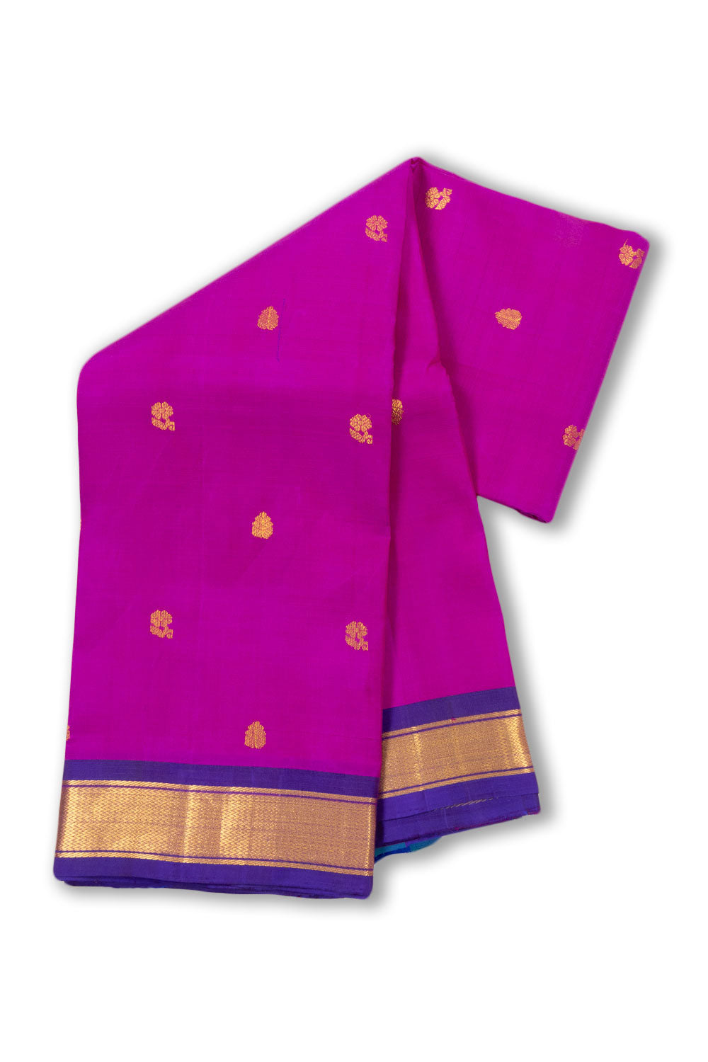 Purple Light Weight Kanjivaram Pure Silk Saree 10073794