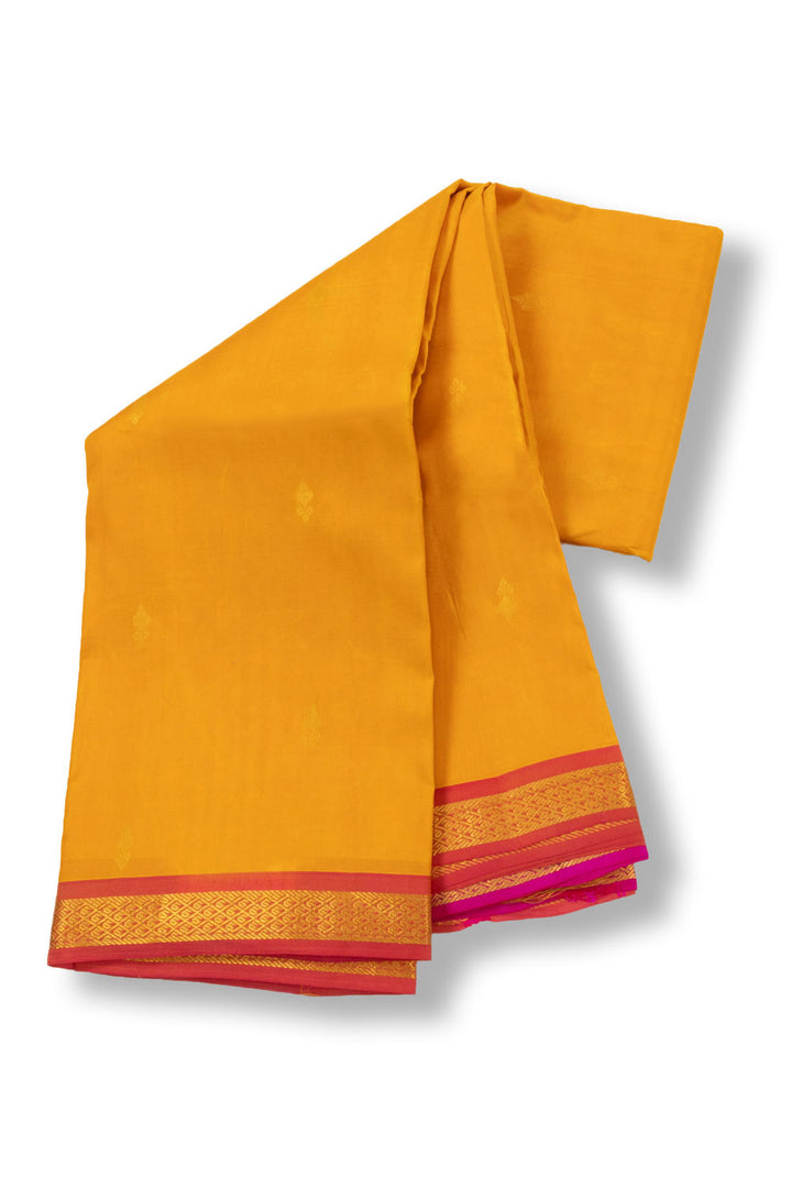 Yellow Light Weight Kanjivaram Pure Silk Saree 10073795