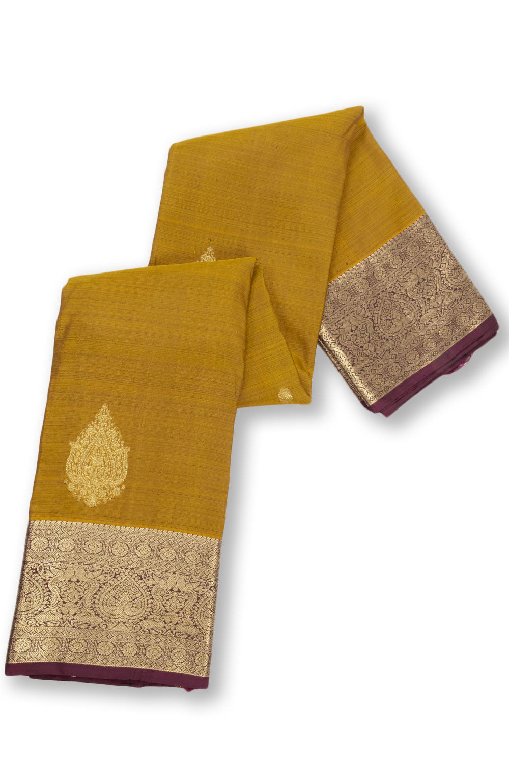 Brown Handloom Kanjivaram Pure Silk Saree 10073806