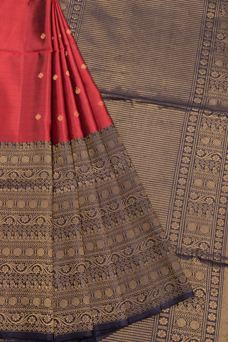 Maroon Handloom Kanjivaram Soft Silk Saree 10072765