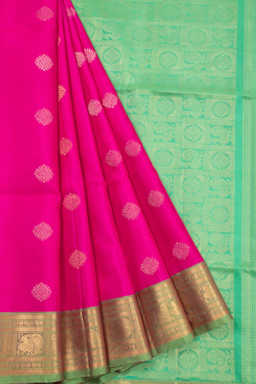 Pink Handloom Kanjivaram Soft Silk Saree 10072770