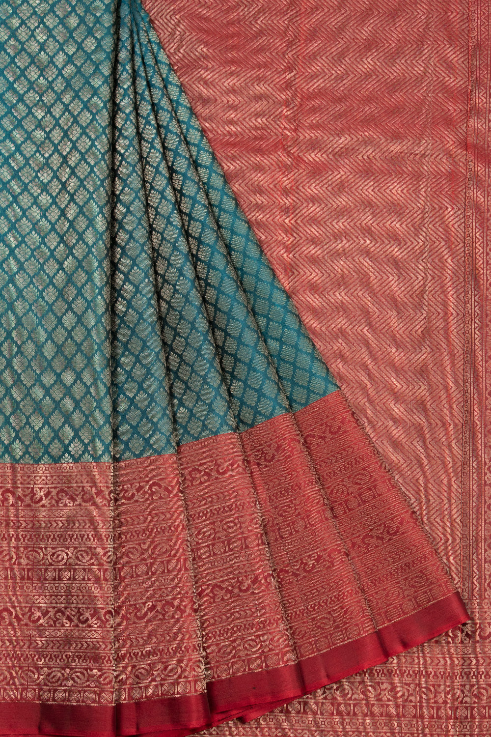 Blue Handloom Kanjivaram Soft Silk Saree 10072782