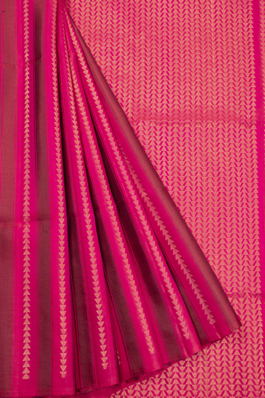 Pink Handloom Kanjivaram Soft Silk Saree 10072787