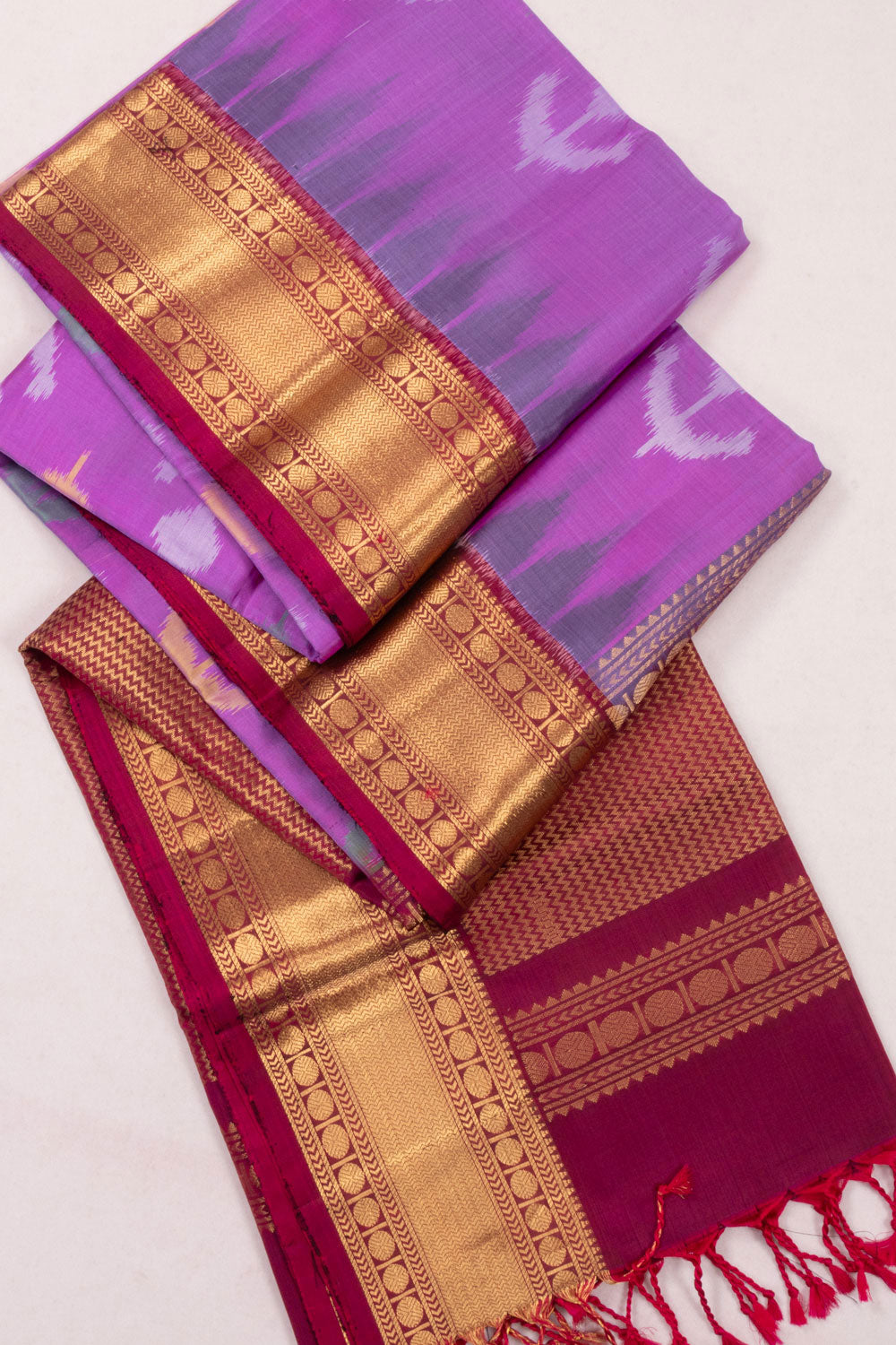 Purple Handloom Kanjivaram Soft Silk Saree10073908