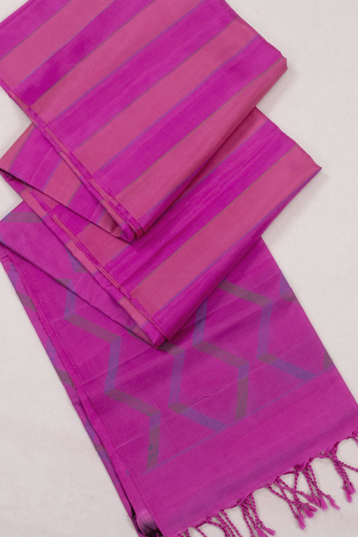 Purple Handloom Kanjivaram Soft Silk Saree 10073913