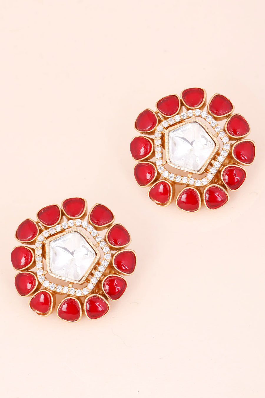 Kundan Stud Earring