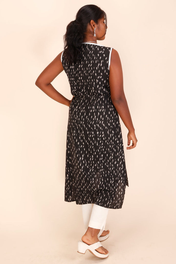 Handcrafted Printed Cotton Kurta