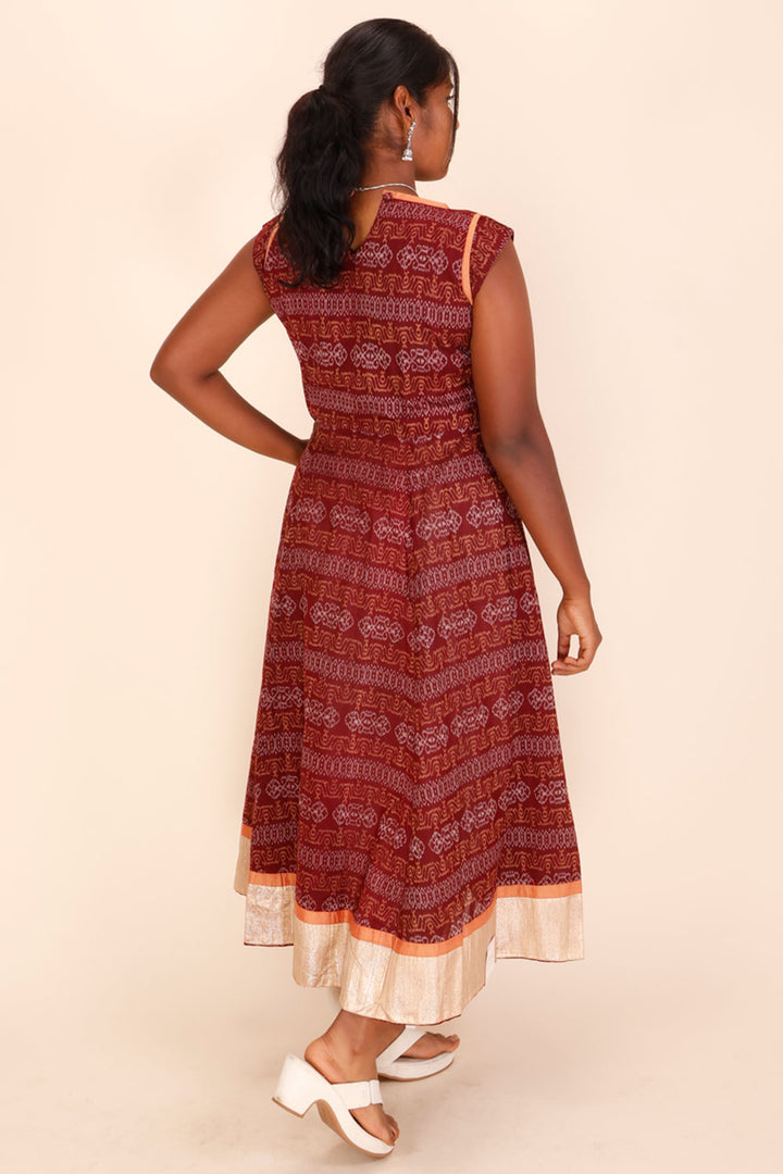 Handcrafted Ikat Cotton Kurta