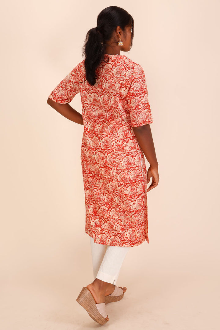 Hand Block Printed Cotton Kurta