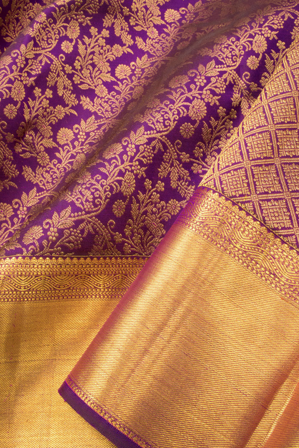 Kavya Purple Coloured Soft Silk Saree – Zariknyaa