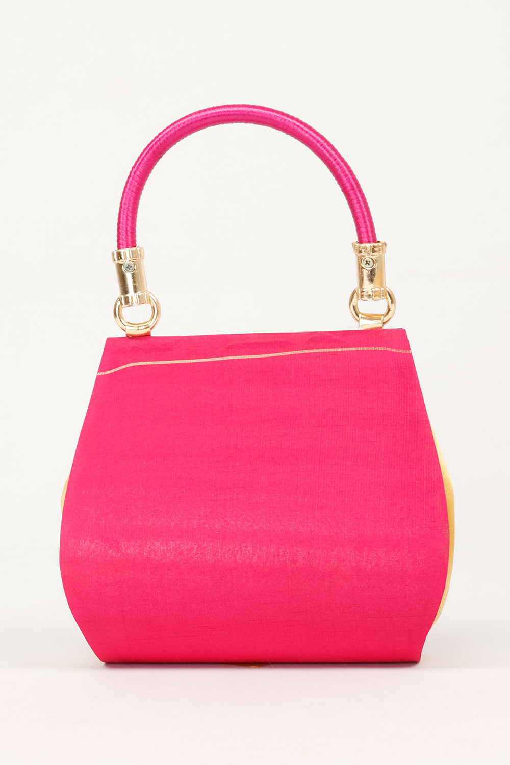 Pink Handcrafted Pathani Potli Bag - Avishya