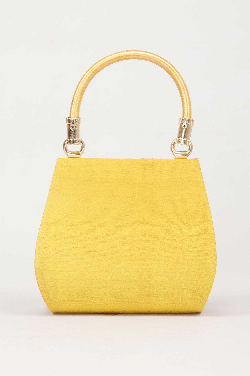 Yellow Handcrafted Paithani Potli Bag - Avishya