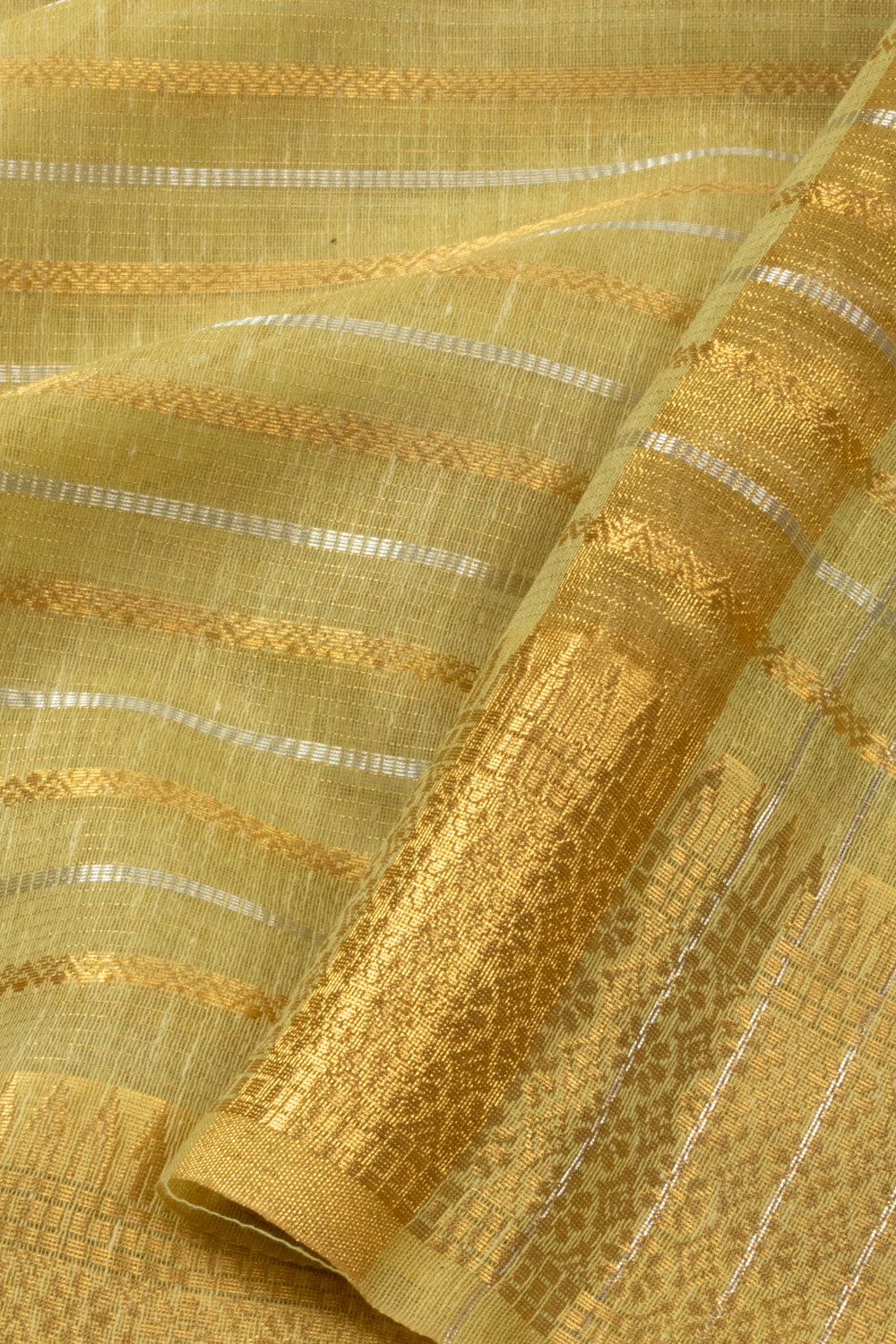 Sanda Brown Organza Saree - Avishya