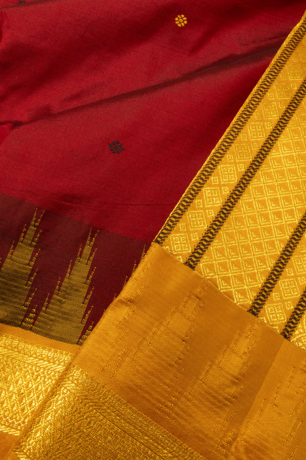 Maroon Kanjivaram Silk Saree - Avishya