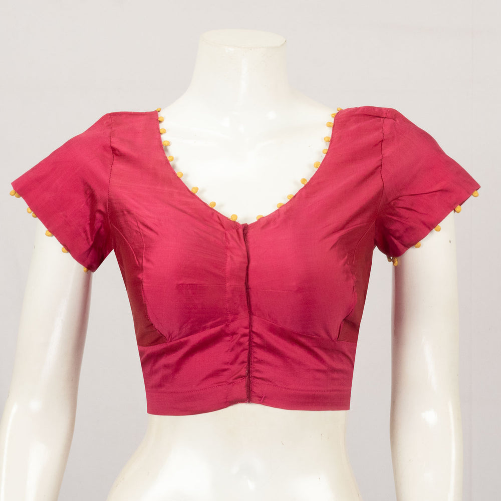 Maroon Kanjivaram Silk Blouse - Avishya