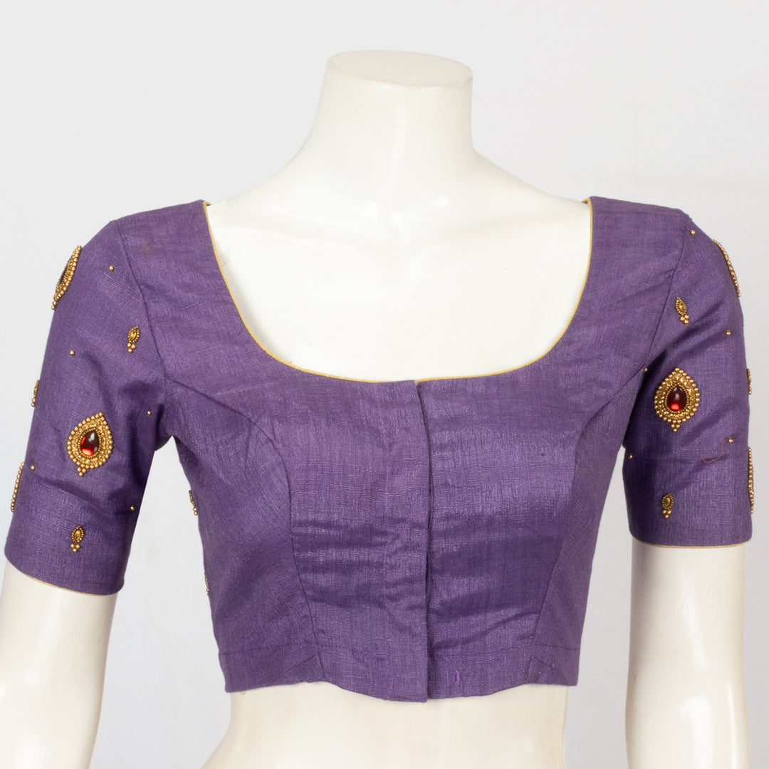 Purple Cotton Blouse - Avishya