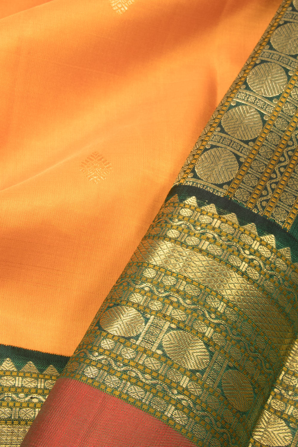 Buy Mango Yellow Floral Printed Kanjivaram Silk Saree For Women Online -  Frontierraas